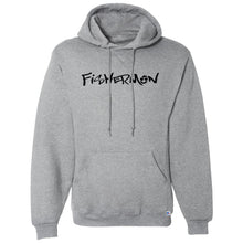 Load image into Gallery viewer, Fishermon Dri-Power Fleece Pullover Hoodie w/ Black Logo
