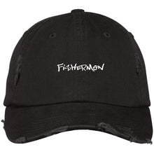 Load image into Gallery viewer, Fishermon Distressed Dad Cap
