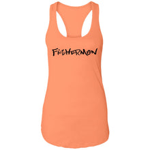 Load image into Gallery viewer, Fishermon Ideal Racerback Tank w/ Black Logo
