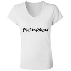 Fishermon Jersey V-Neck T-Shirt