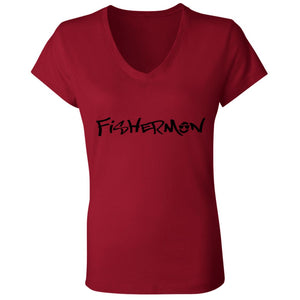 Fishermon Jersey V-Neck T-Shirt