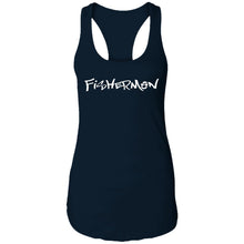 Load image into Gallery viewer, Fishermon Ideal Racerback Tank W/ White Logo
