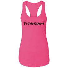 Load image into Gallery viewer, Fishermon Ideal Racerback Tank w/ Black Logo
