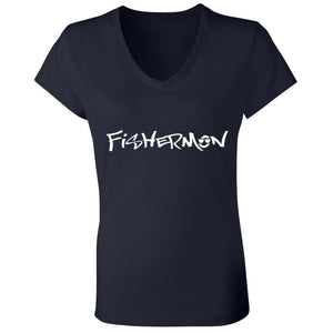 Fishermon Jersey V-Neck T-Shirt