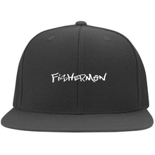 Load image into Gallery viewer, Fishermon Flat Bill Twill Flexfit Cap
