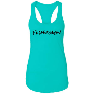 Fishermon Ideal Racerback Tank w/ Black Logo