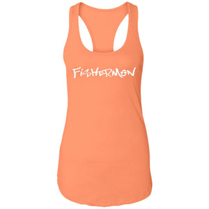 Fishermon Ideal Racerback Tank W/ White Logo