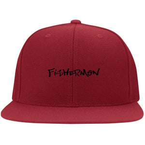 Fishermon Flat Bill Twill Flexfit Cap