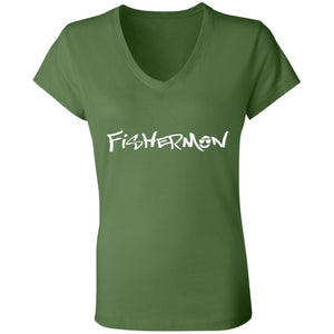 Fishermon Jersey V-Neck T-Shirt