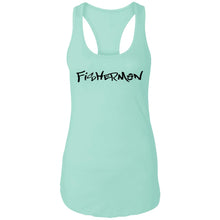 Load image into Gallery viewer, Fishermon Ideal Racerback Tank w/ Black Logo
