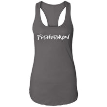 Load image into Gallery viewer, Fishermon Ideal Racerback Tank W/ White Logo
