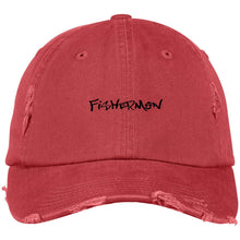 Load image into Gallery viewer, Fishermon Distressed Dad Cap
