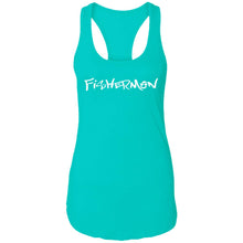 Load image into Gallery viewer, Fishermon Ideal Racerback Tank W/ White Logo
