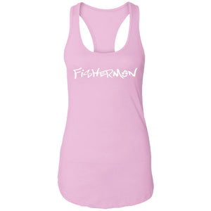 Fishermon Ideal Racerback Tank W/ White Logo